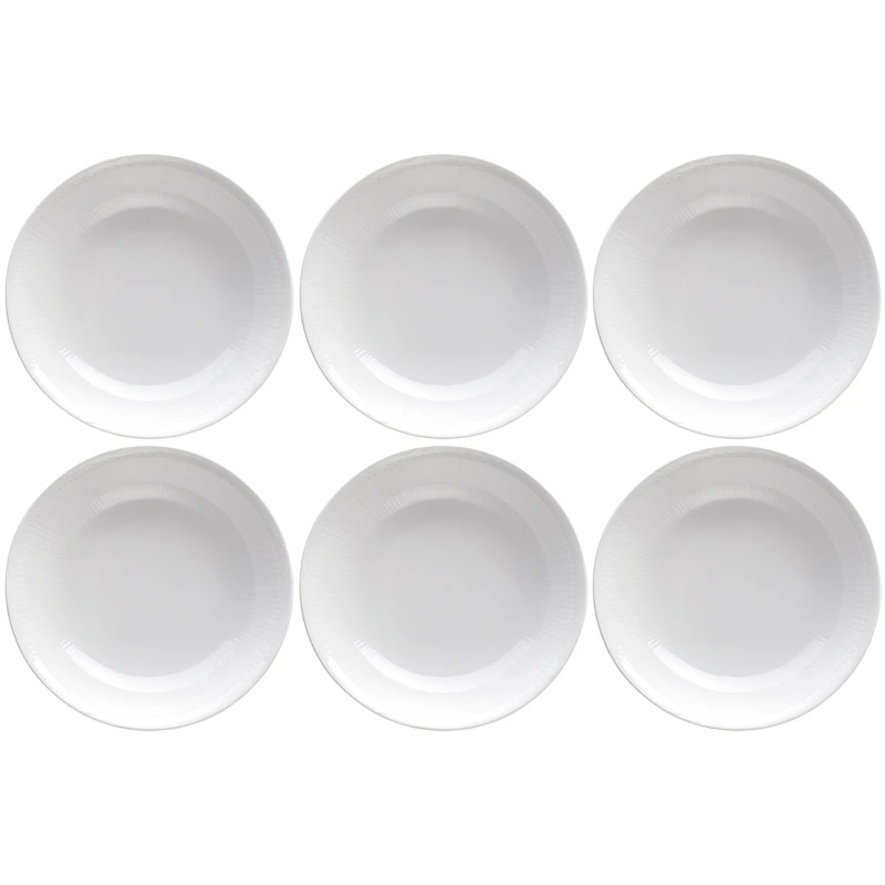 Swedish Grace Deep Plate 19 cm 6-pack, Snow