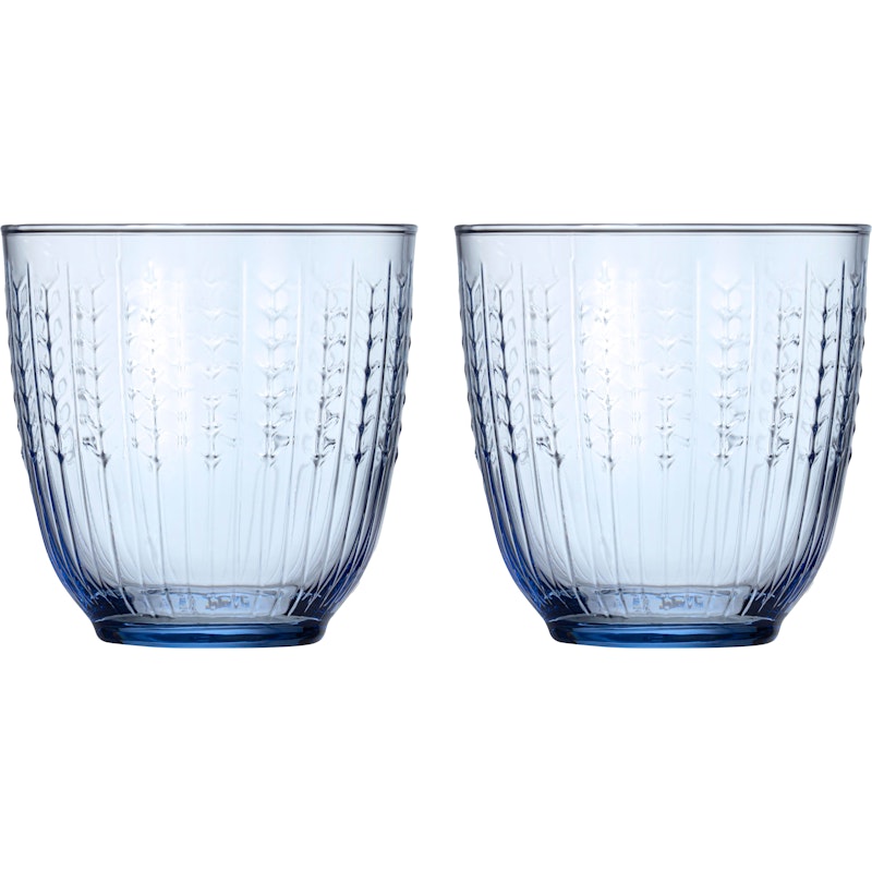 Swedish Grace Drinking Glass 25 cl 2-pack, Blue