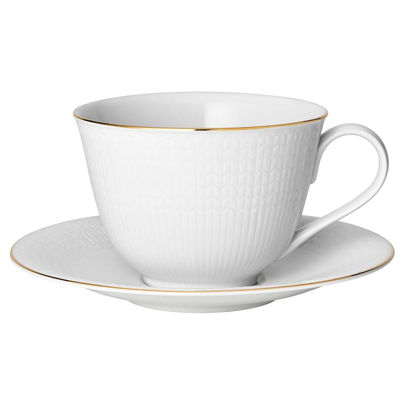 Swedish Grace Gala Tea Cup & Saucer, 45 cl