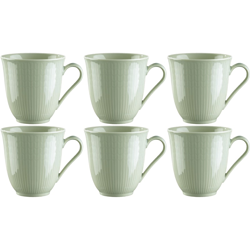 Swedish Grace Mug 30 cl 6-pack, Meadow (Light Green)