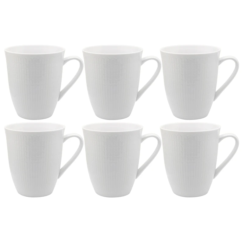 Swedish Grace Mug 50 cl 6-pack, Snow