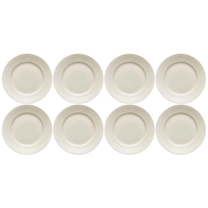 Swedish Grace Plate 21 cm 8-pack, Oats