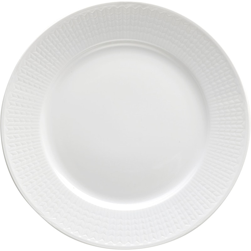 Swedish Grace Plate 27 cm, Snow (White)