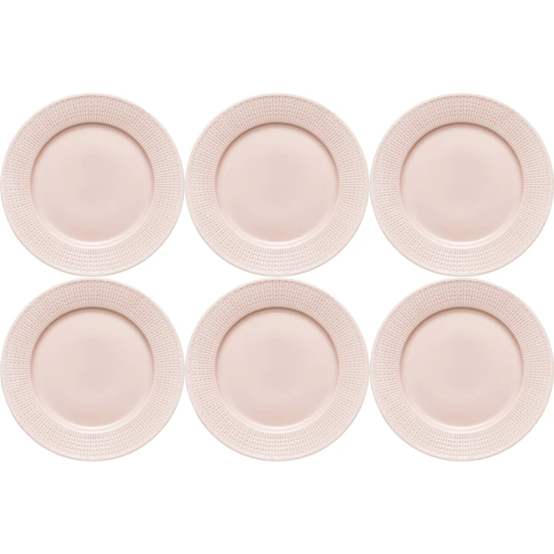 Swedish Grace Plate 27 cm 6-pack, Rose (Pink)