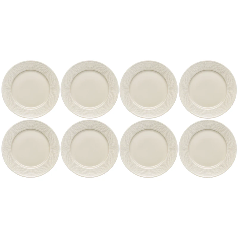 Swedish Grace Plate 27 cm 8-pack, Oats