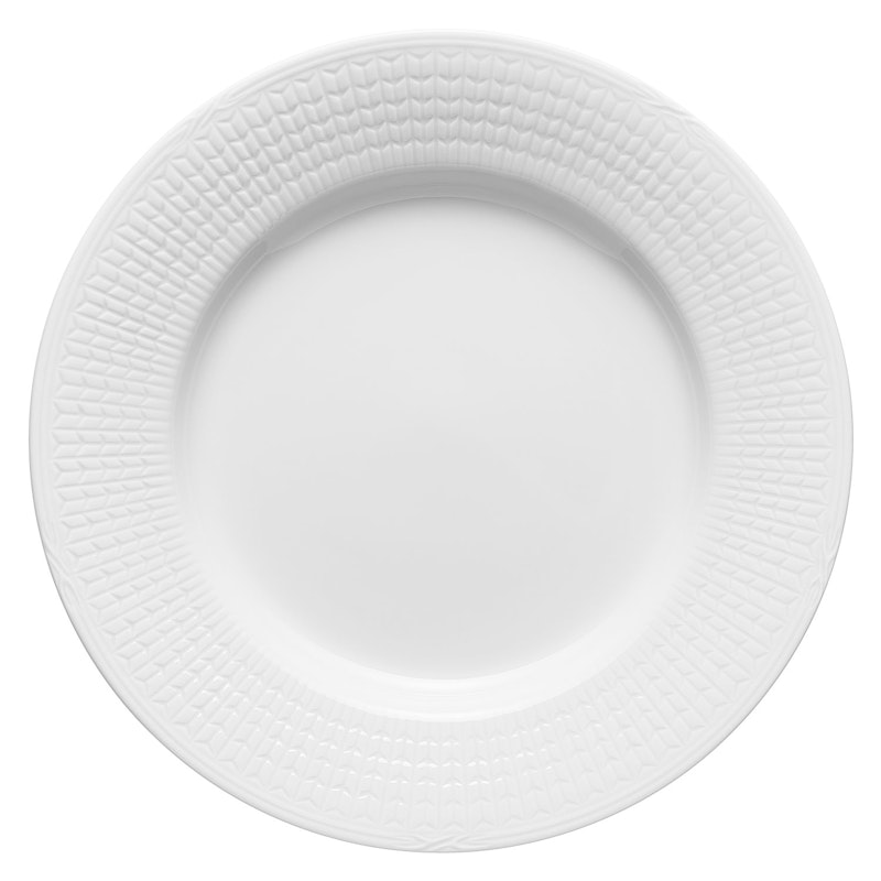 Swedish Grace Plate, 24 cm, Snow