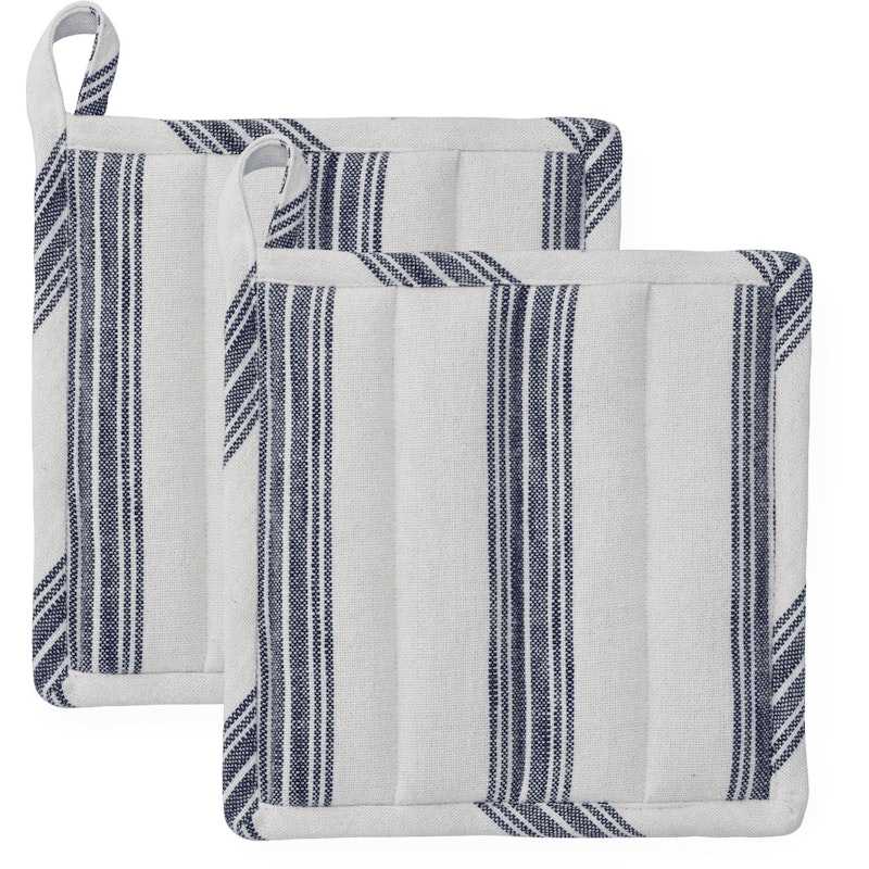 Garn Pot Holder 22x22 cm 2-pack, Blue