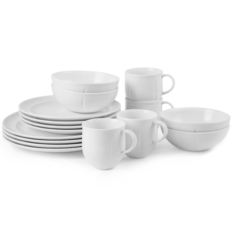 Grand Cru Soft Tableware Set 16 Pieces, White