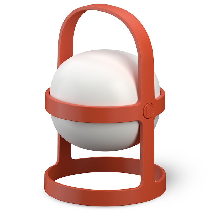 Soft Spot Solar Circular Lamp Portable 18,5 cm, Terracotta