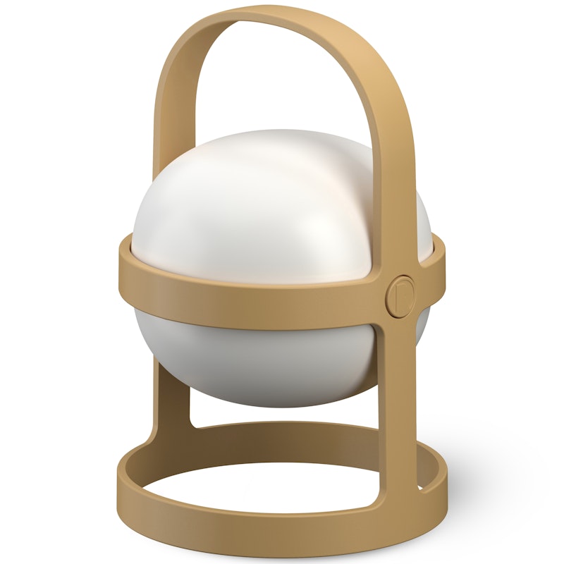 Soft Spot Solar Circular Lamp Portable 18,5 cm, Wheat