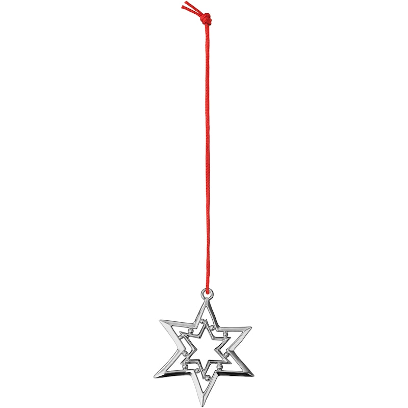 Christmas Decoration 8 cm, Silver