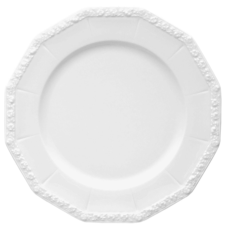 Maria Plate 24,5 cm, White