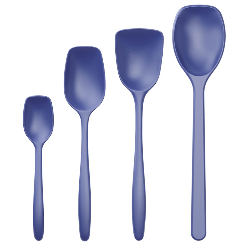 NEW Classic Pot Spoon Set 4-pack, Electric Blue