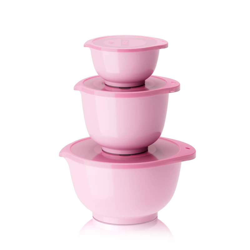 Pink Ribbon mixing bowl 3-pack