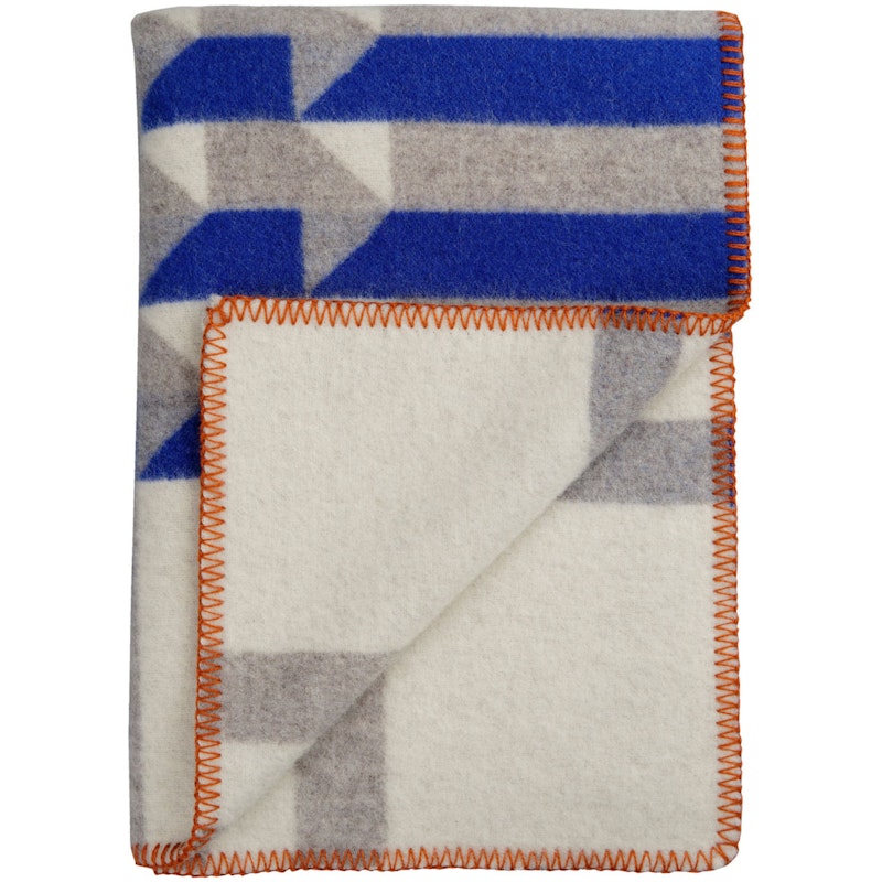 Kvam Wool Plaid 135x200 cm, Blue