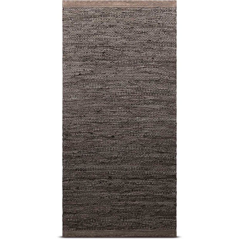 Leather rug 75x300cm, Wood