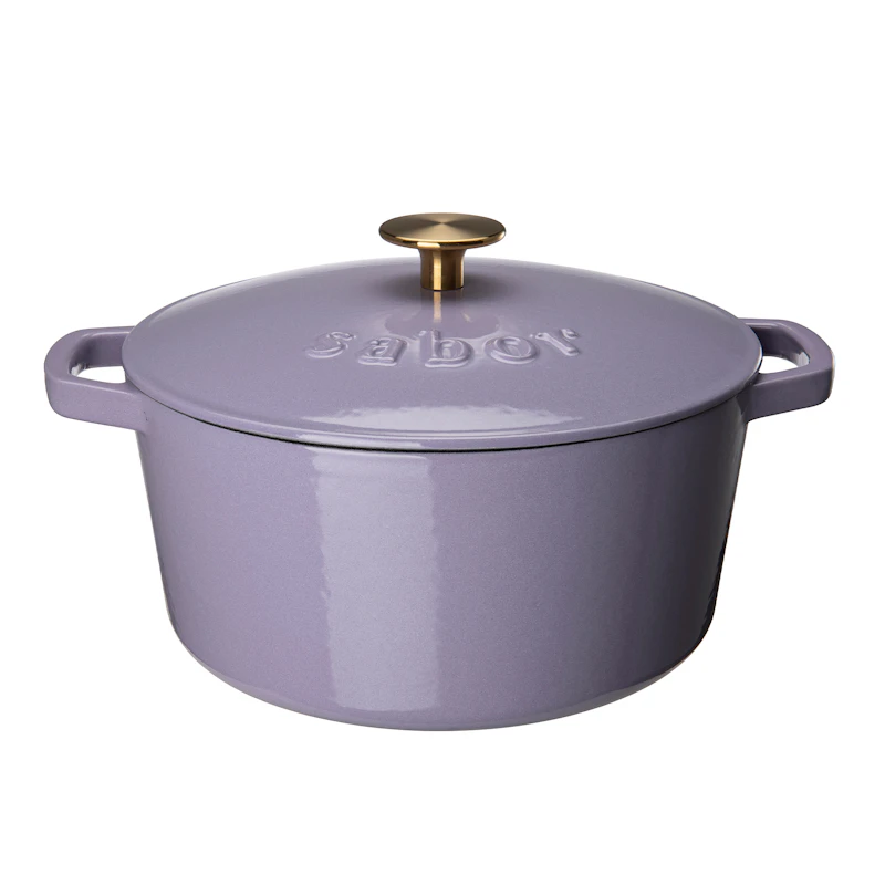Classic Cast Iron Pot 4,4 L, Lavender