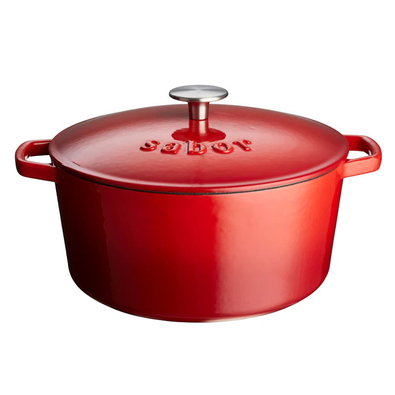 Classic Cast Iron Pot 4,4 L, Red