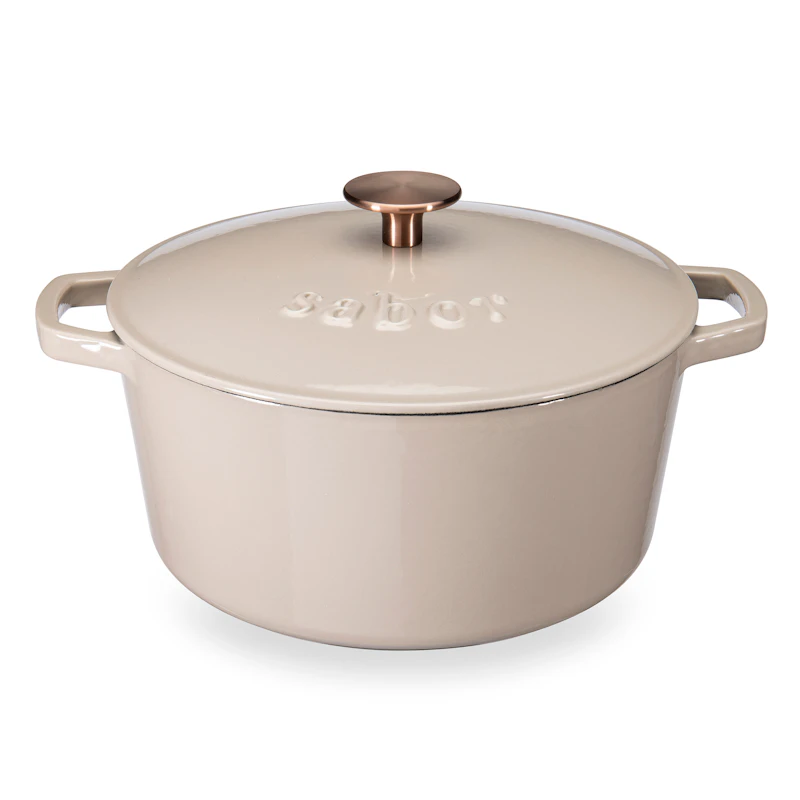 Classic Cast Iron Pot 4,4 L, Warm Grey