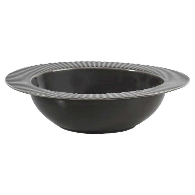 Coffee & More Deep Plate Ø22 cm, Grey