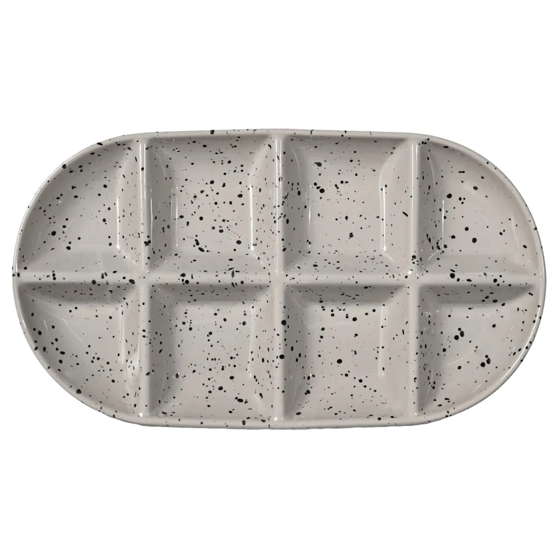 Ditte Serving Bowl 20x36 cm, Grey