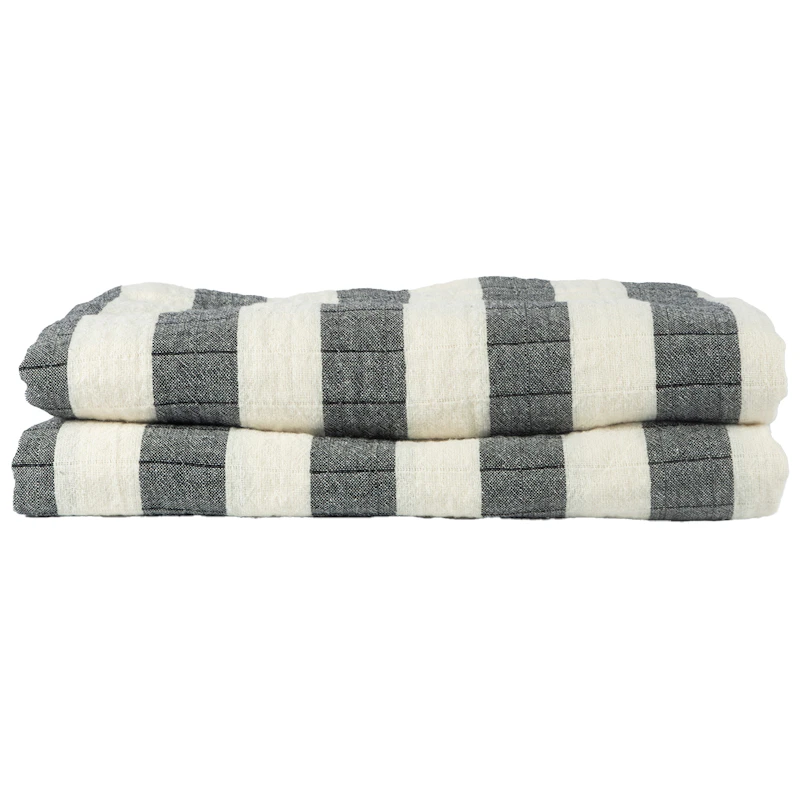 Emilie Throw 130x170 cm, Black