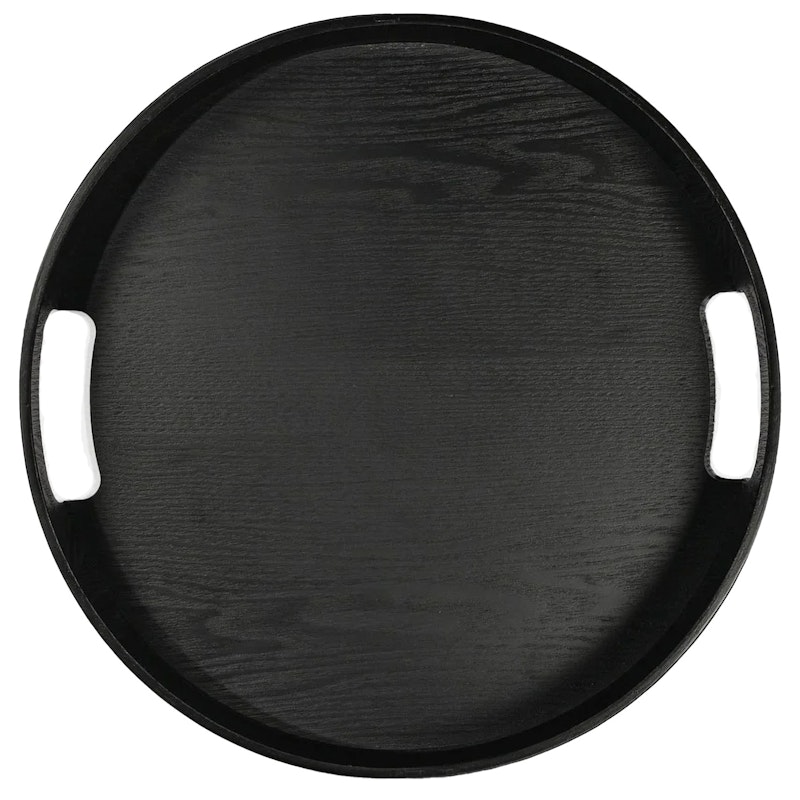 Hanna Serving Tray Ø35 cm, Black