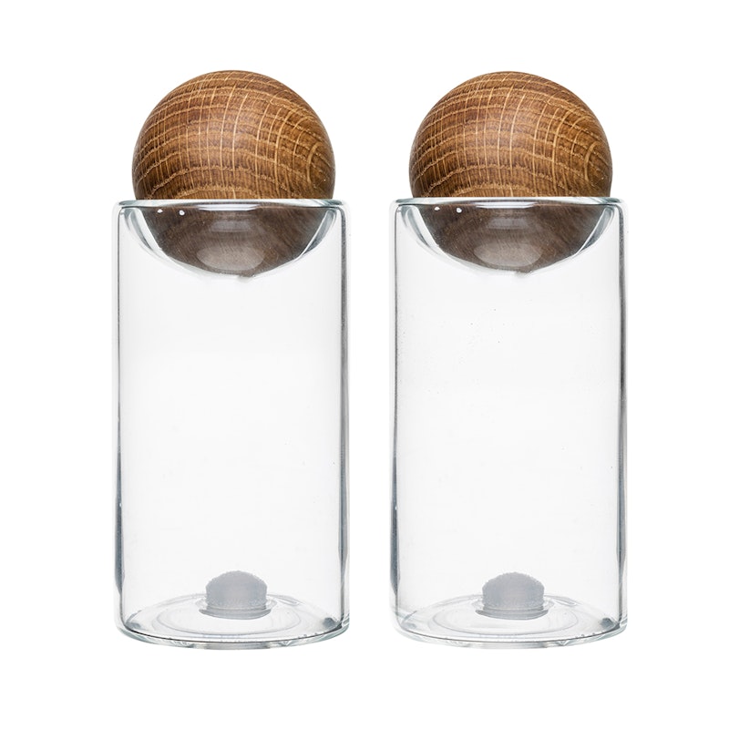 Oak Salt & Pepper Set, 2 pcs