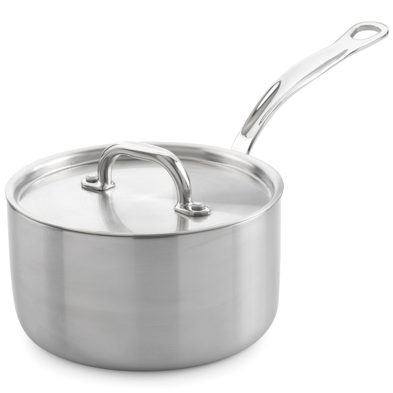 Saucepan With Lid Stainless Steel, 1,5 L