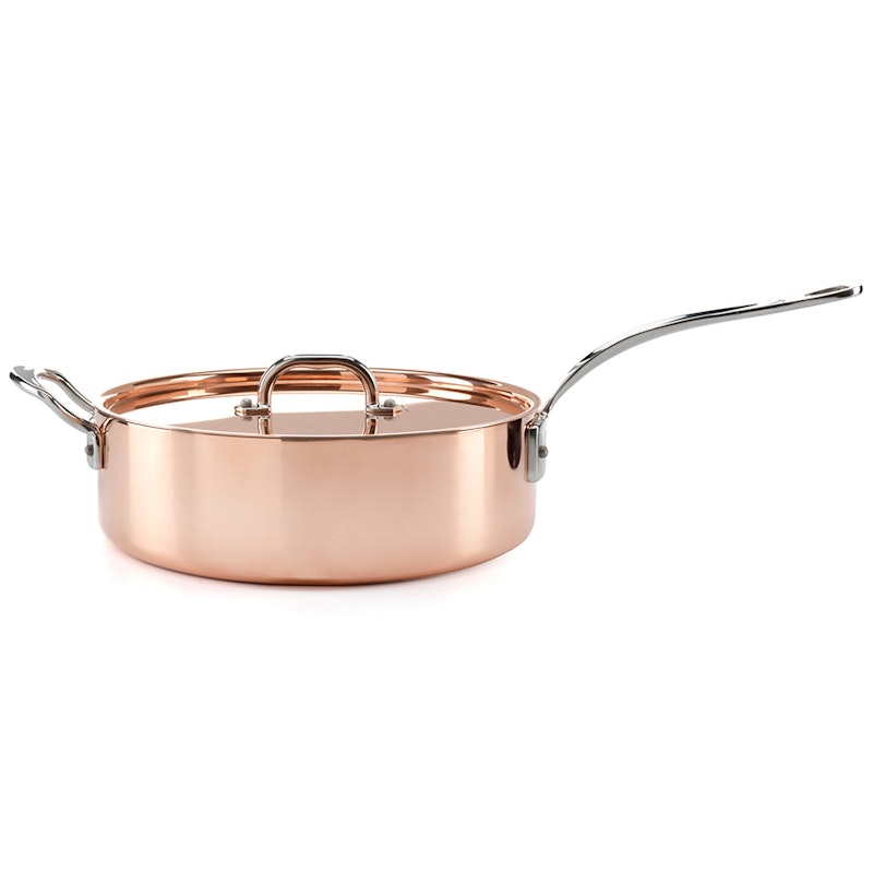 Sauté Pan With Lid Copper, Ø26 cm