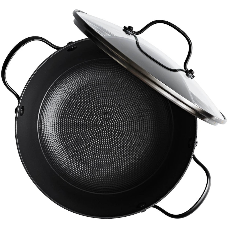 Sauté Pan Lightweight Cast Iron With Non-stick Coating Ø24 cm, Black