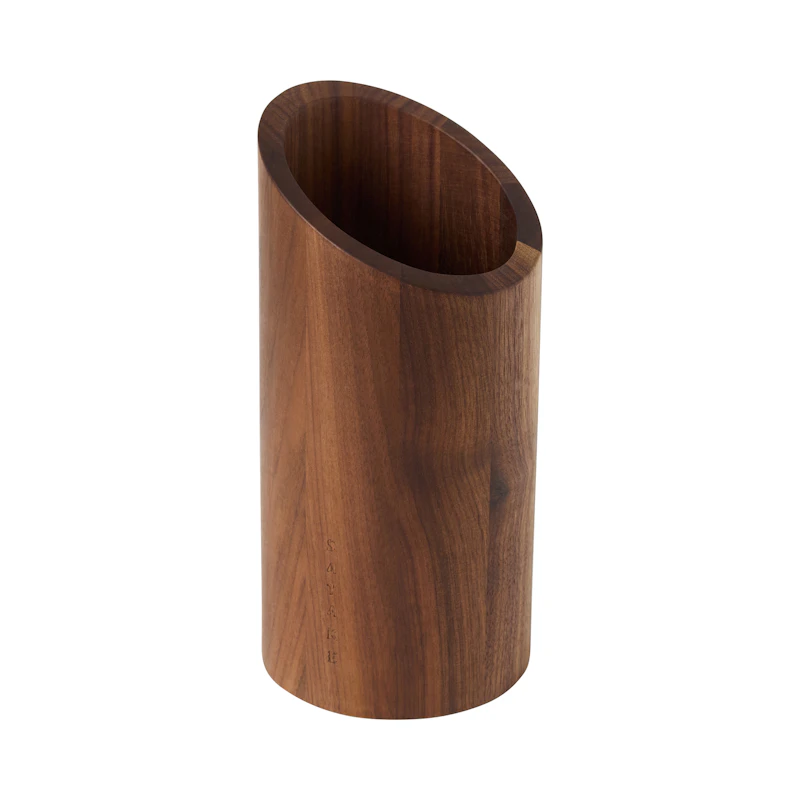 Kitchen Utensil Holder, Walnut