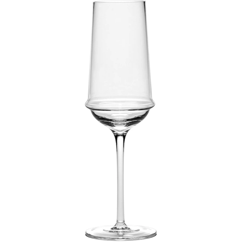 Dune Champagne Glass, Transparent