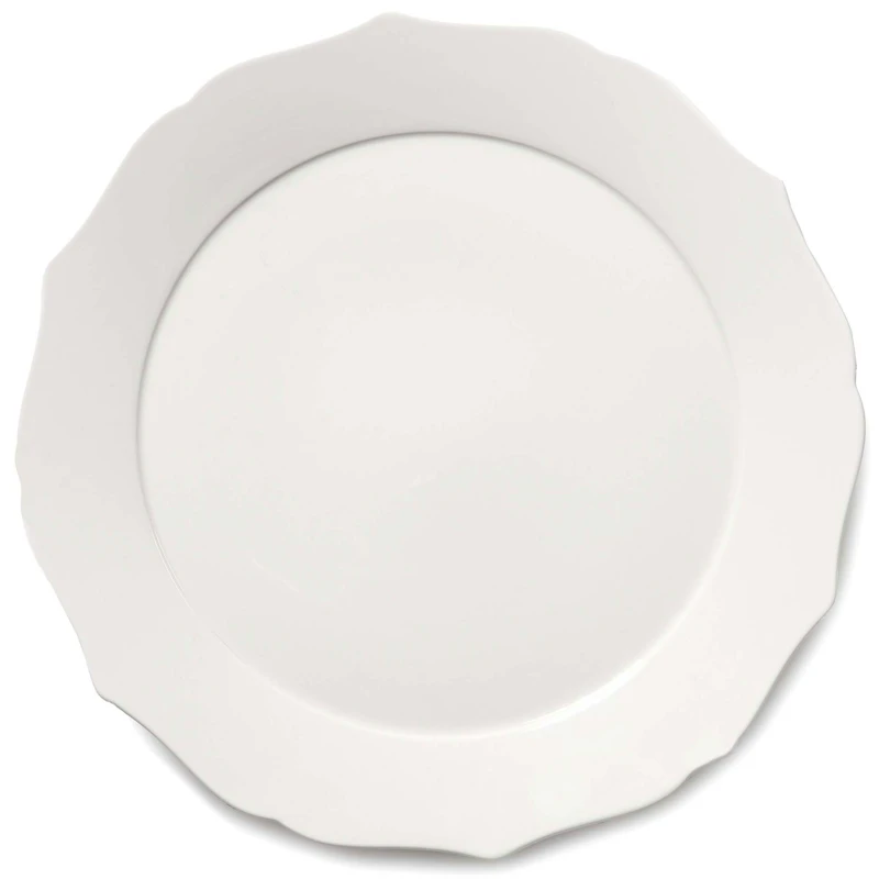 Silhouette Plate 26 cm, White