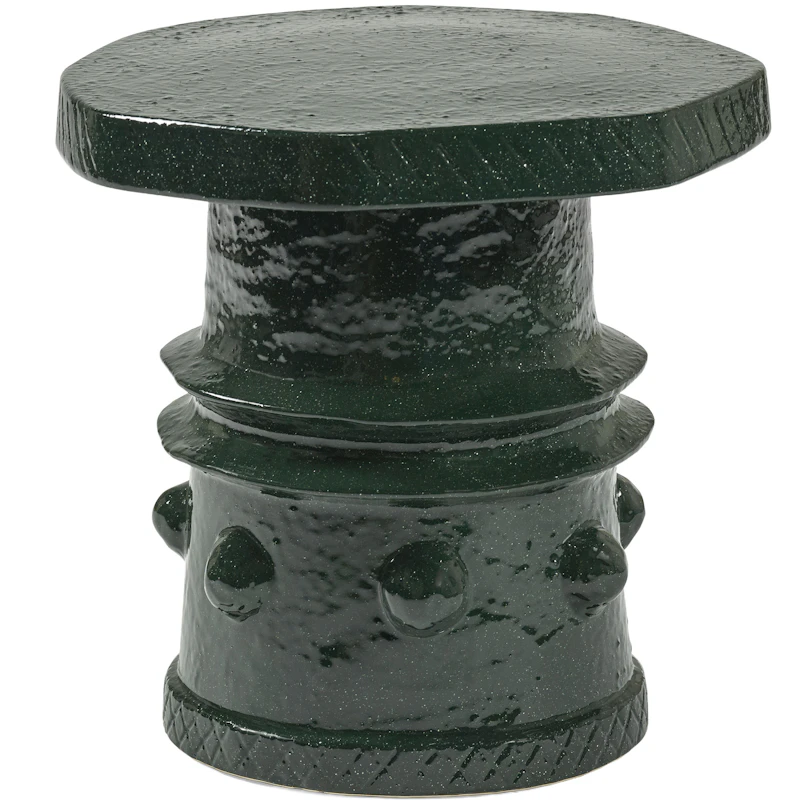 Clara Side Table, Dark Green
