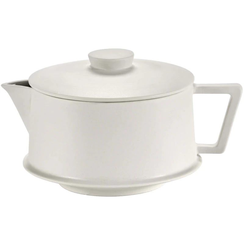 Dune Teapot, Alabaster White