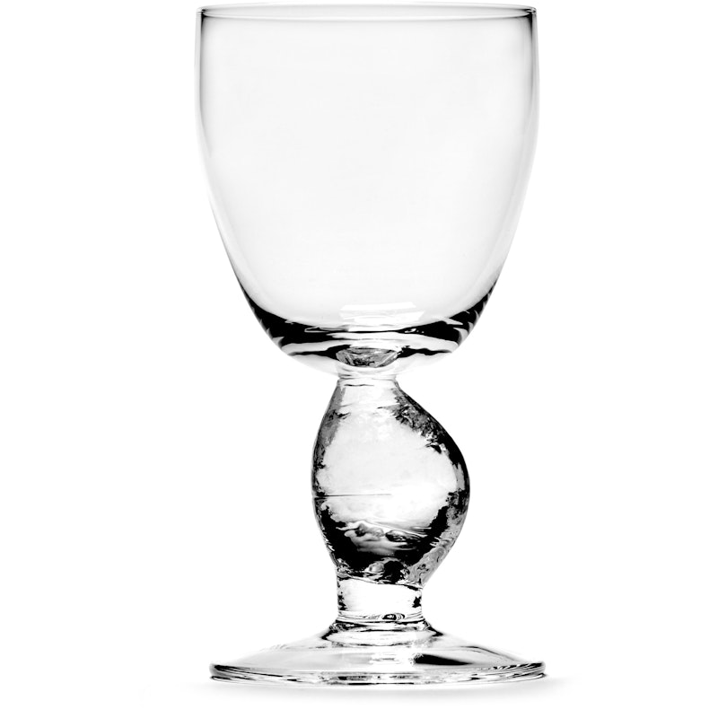 Out of Lines White Wine Glass