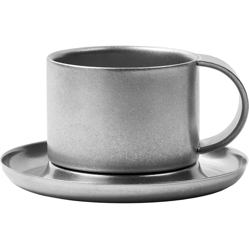 Arlo 03 Coffee Cup, Stonewashed Silver