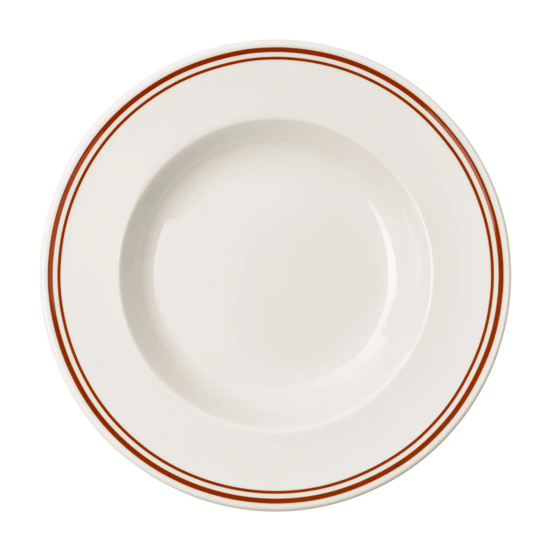 Diner Deep Plate 23 cm 2-pack, White