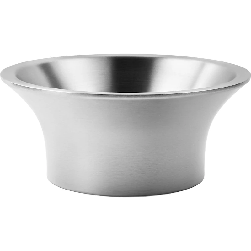 Ripple Bowl 04, Brushed Silver
