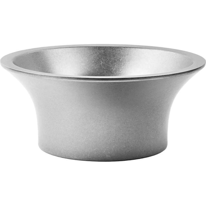 Ripple Bowl 04, Stonewashed Silver