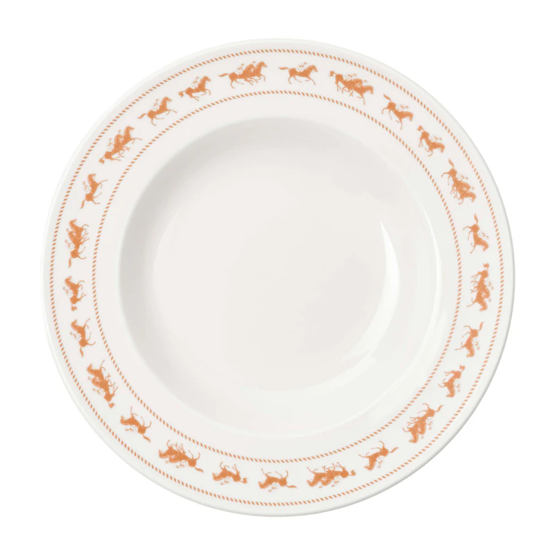 Saloon Deep Plate 23 cm 2-pack, White