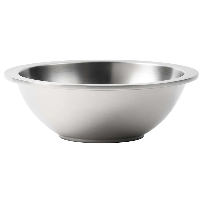 Steel Bowl 02, Brushed Silver