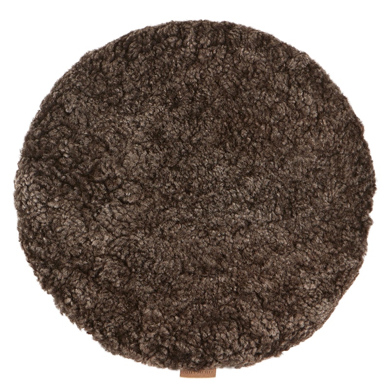 Jill Chair Cushion Round Ø38 cm Padded, Cappuccino