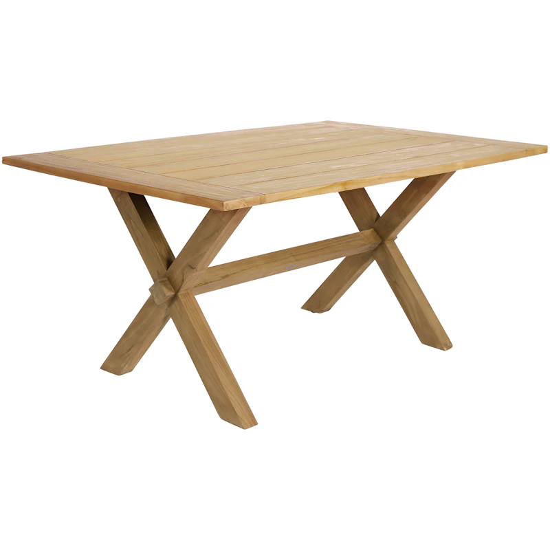 Colonial Dining Table Outdoor Teak, 100x160 cm