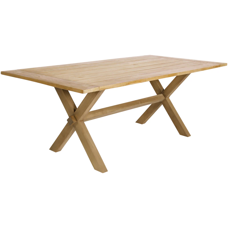 Colonial Dining Table Outdoor Teak, 100x200 cm