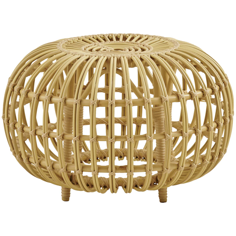 Ottoman Footstool Outdoor Natural, Ø55