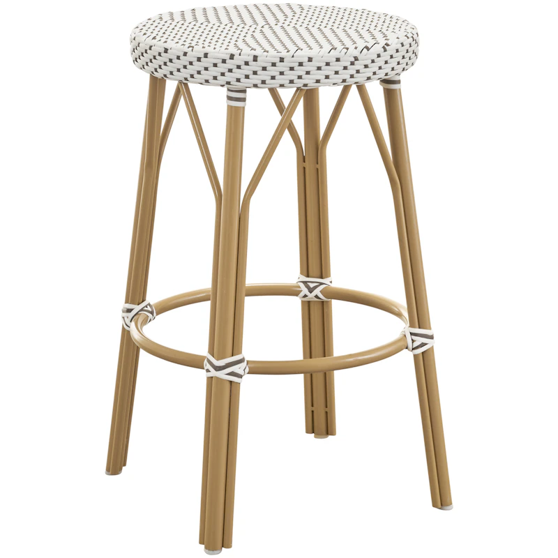 Simone Bar Stool Outdoor Almond, 68 cm