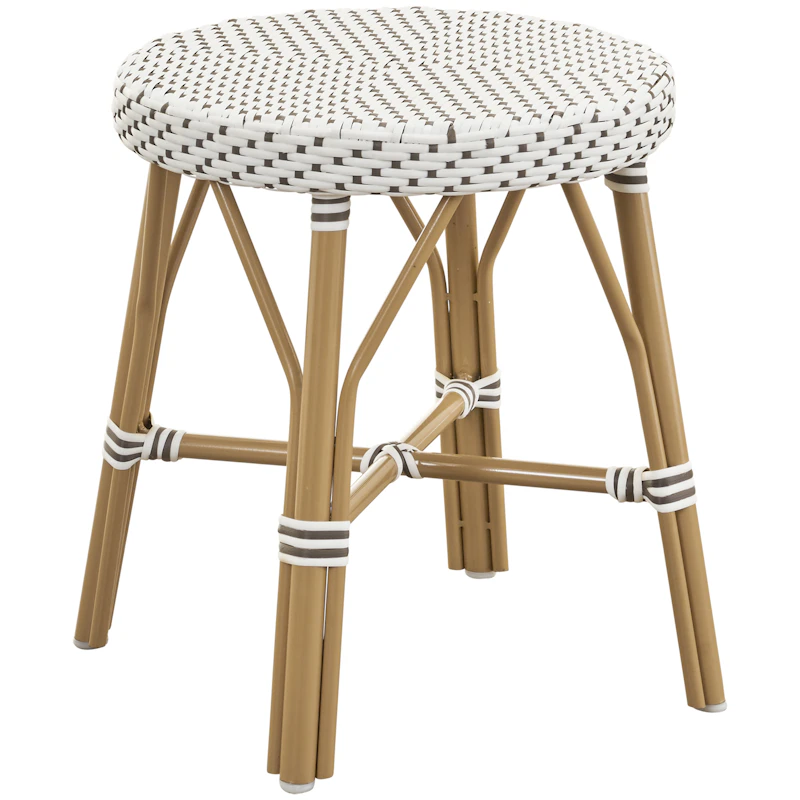 Simone Stool Outdoor, Almond
