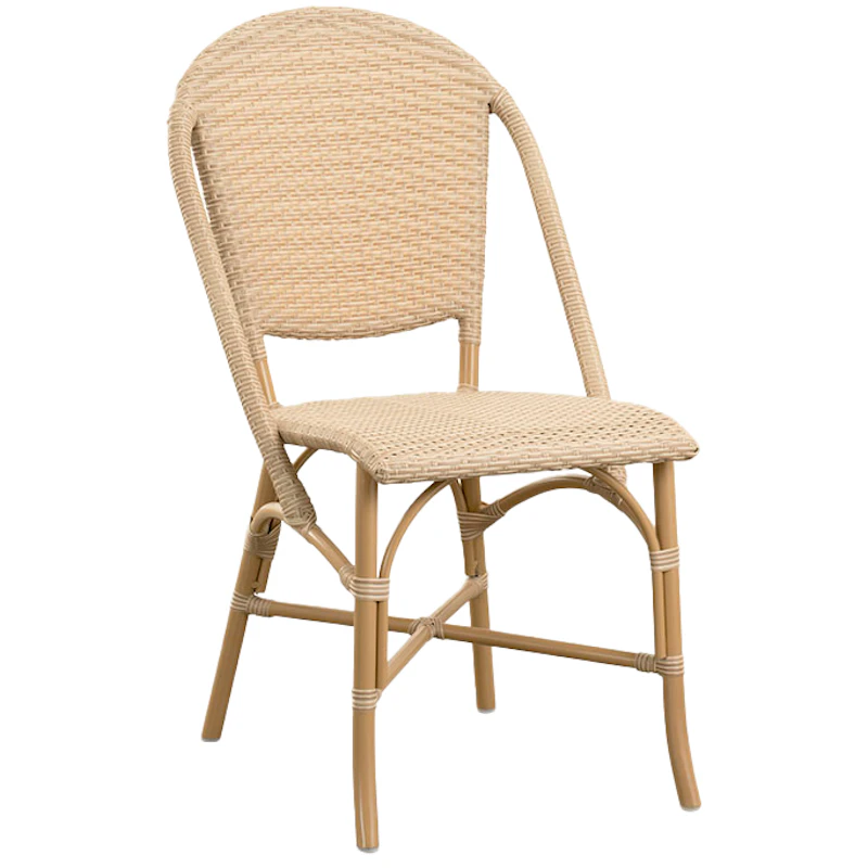Sofie Café Chair Outdoor, Almond